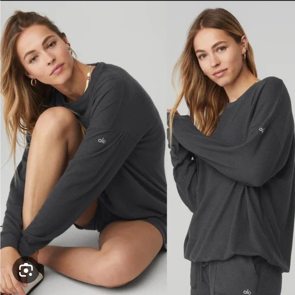 COPY - Alo anthracite soho sweatshirt